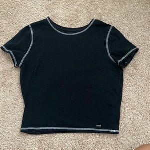 Black hollister baby tee